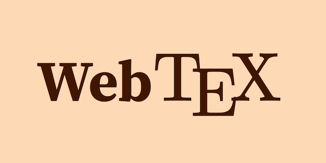WebTeX